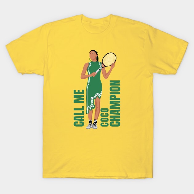 Coco Gauff Call me T-Shirt by mirailecs